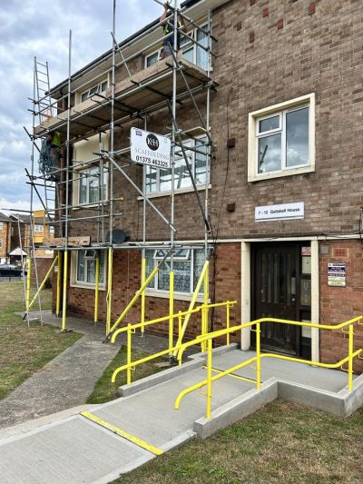 Scaffolding on Flats in Thurrock Essex